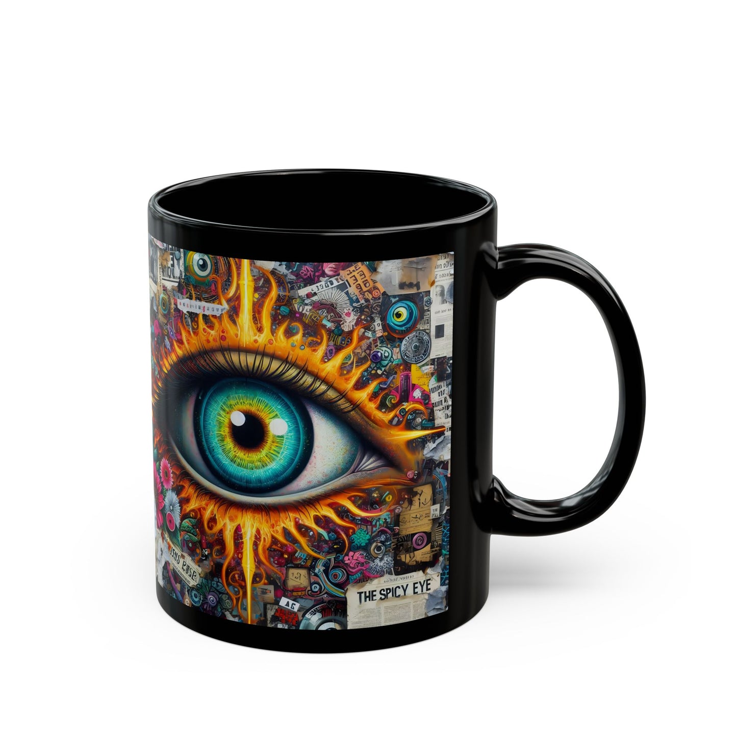 “Office Politics & Evil Eye Protection” – Sipping, judging, blocking negativity - black