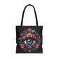 Celestial Guardian Floral Eye Tote