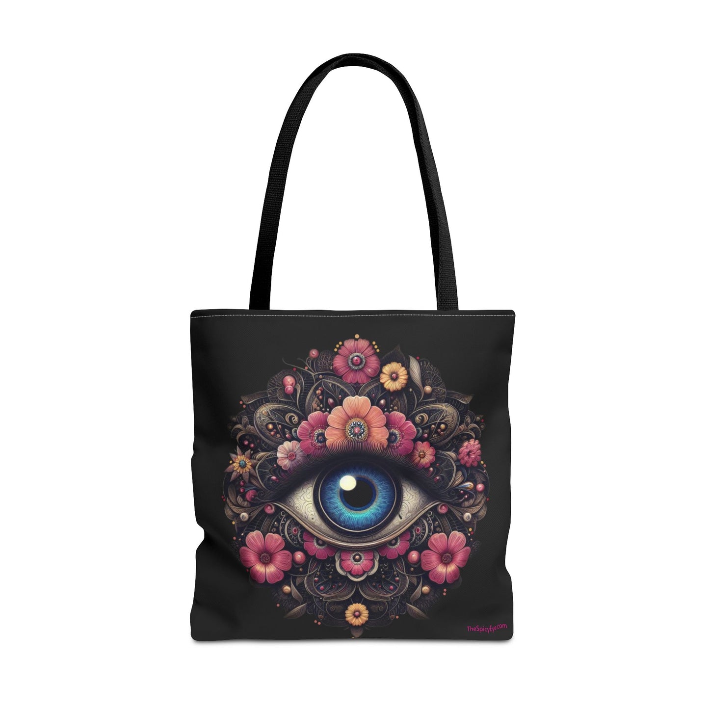 Celestial Guardian Floral Eye Tote