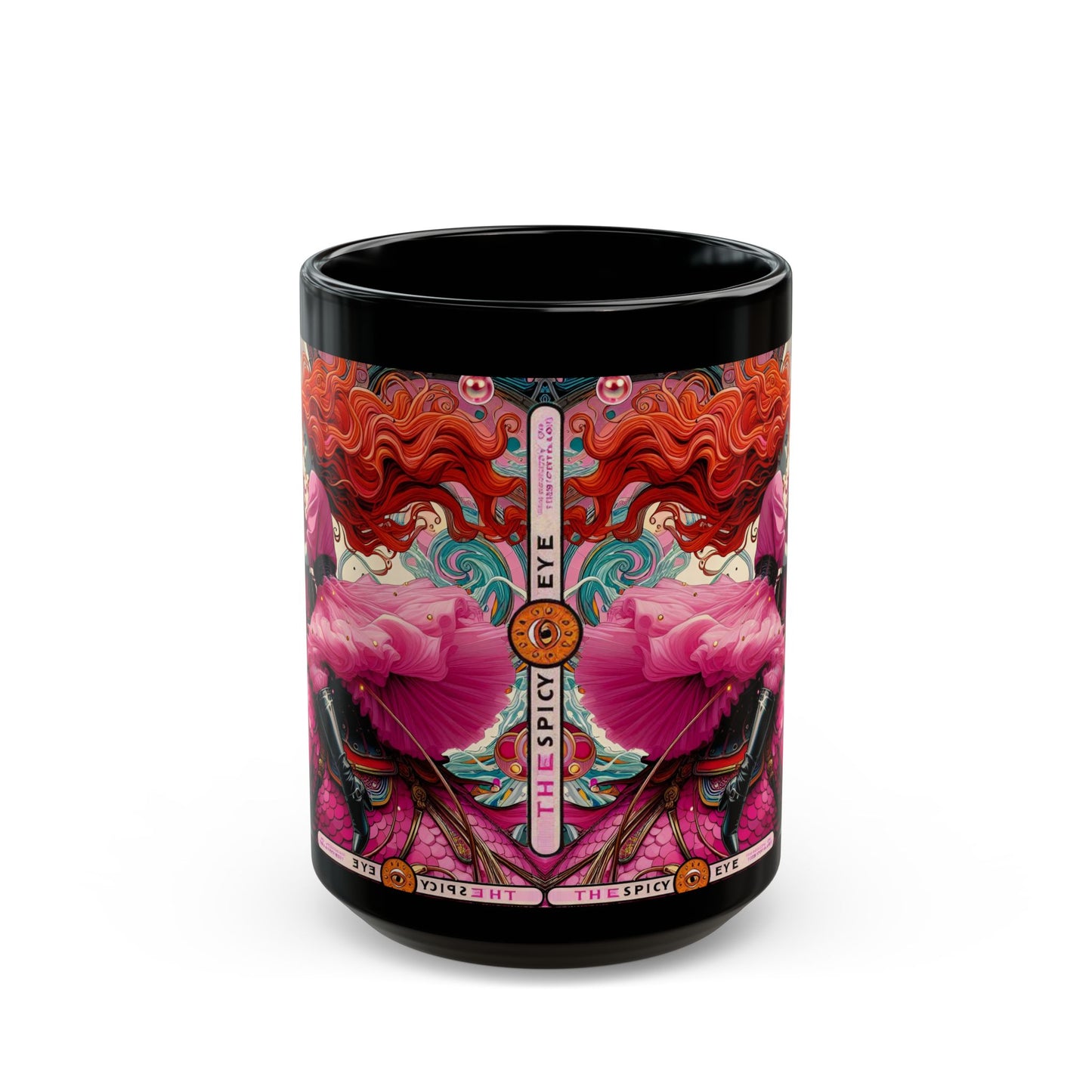 “Galloping Through Drama, Fueled by Coffee & the Evil Eye” – Red curls, sharp sarcasm, unstoppable.