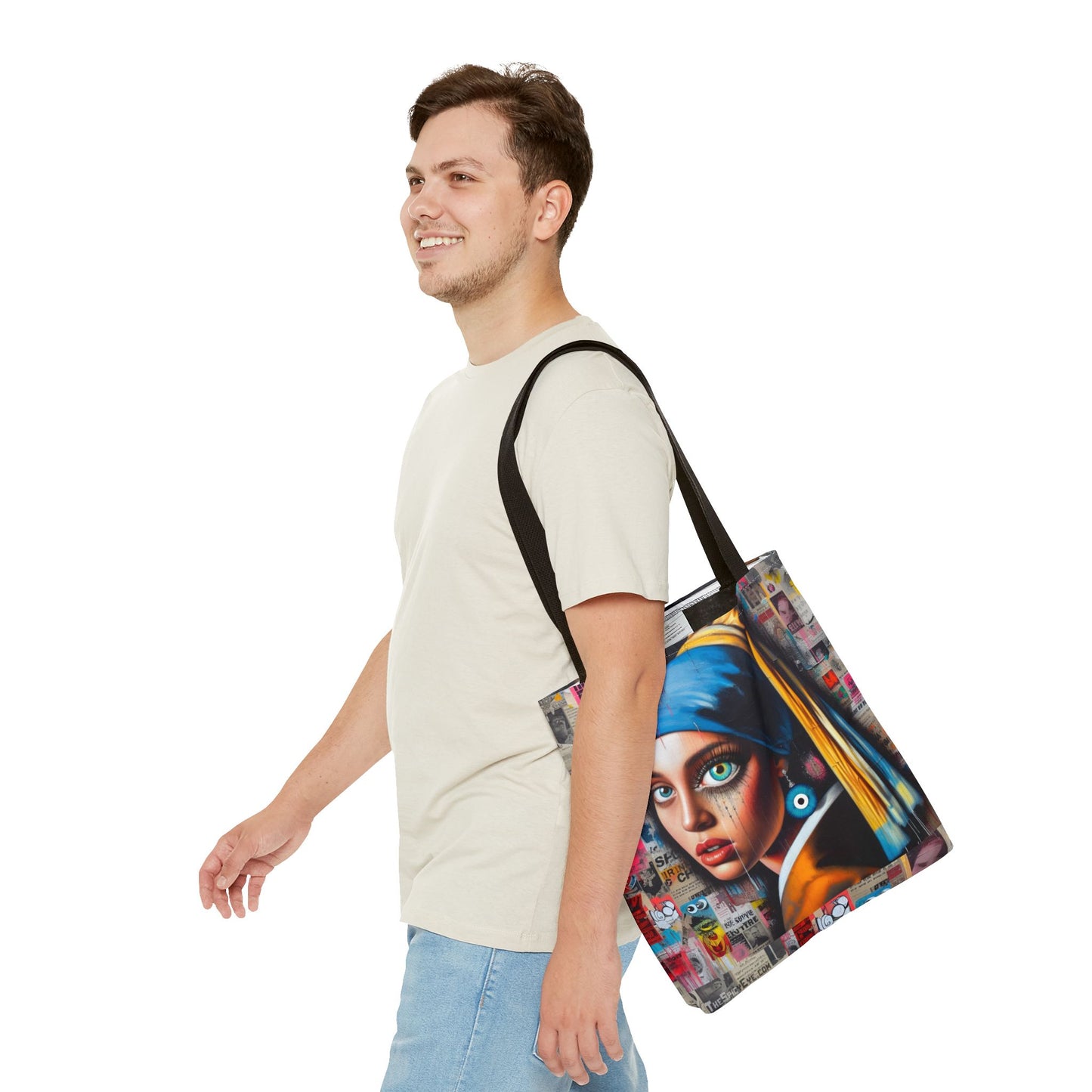 Girl with The Evil Eye Earring - Tote