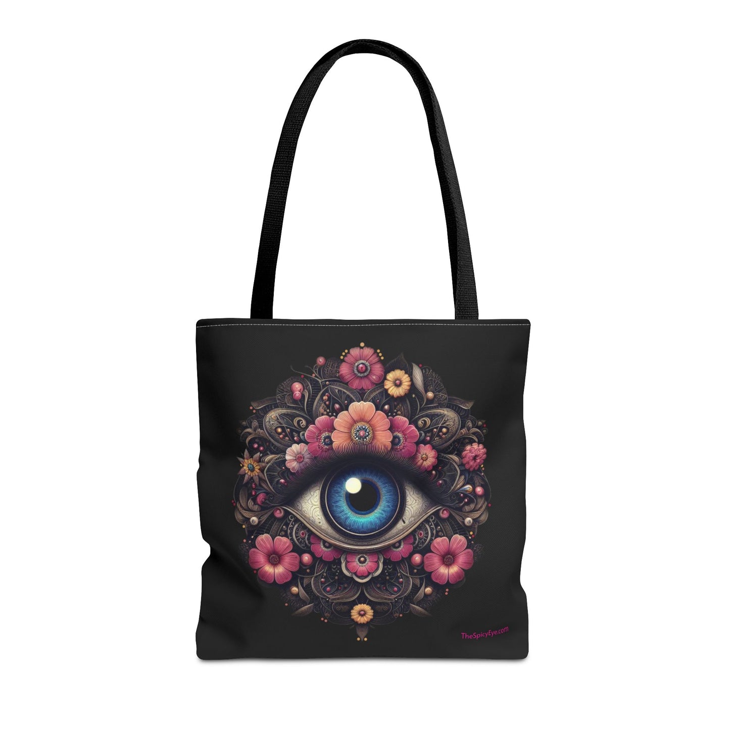 Celestial Guardian Floral Eye Tote