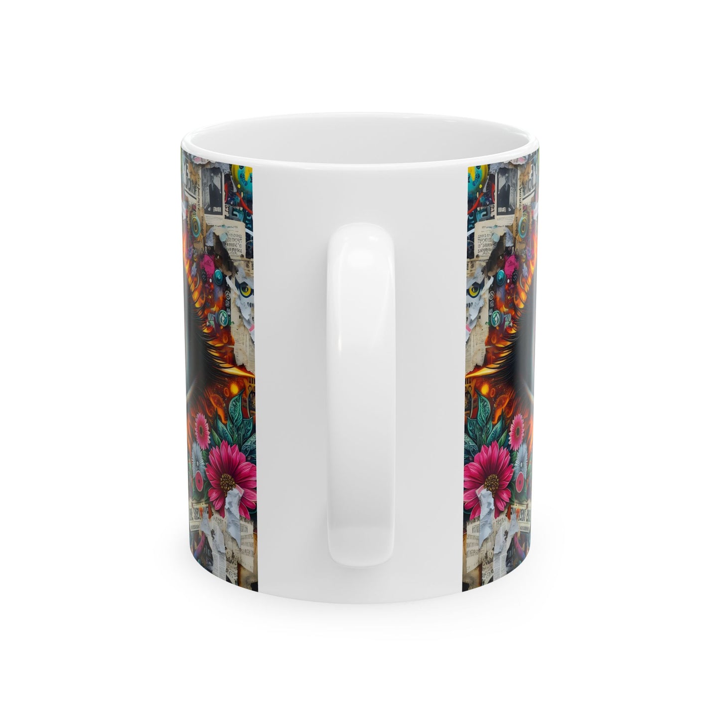 “Office Politics & Evil Eye Protection” – Sipping, judging, blocking negativity. -  White