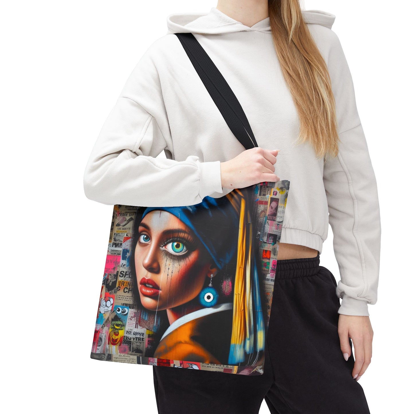 Girl with The Evil Eye Earring - Tote