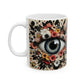 “Brewed Among Blooms & Bad Vibes Blockers” – Coffee in hand, evil eye on duty, patience nowhere.