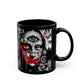 “Mona Lisa Smile, Evil Eye Stare, Morning Coffee Glare” – Classic art, modern attitude.