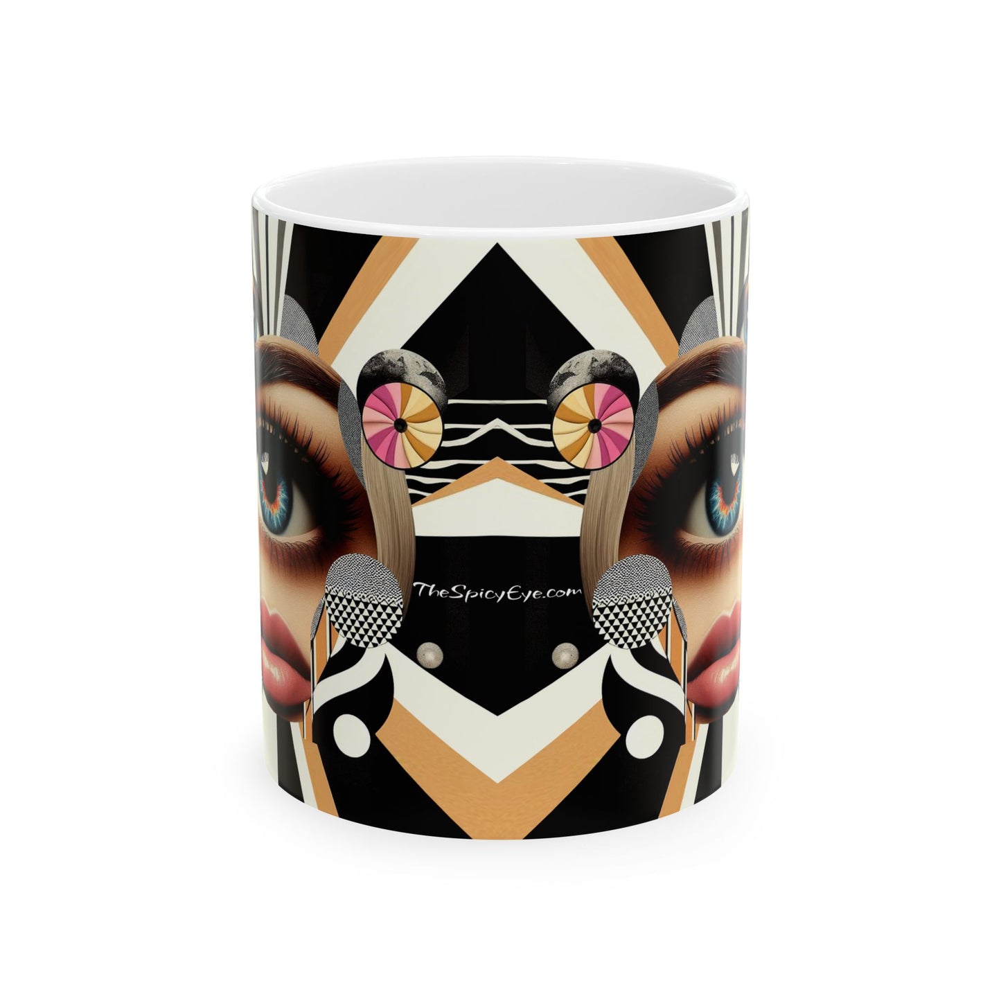 “Powered by Petty & Arabica” – Staying awake out of sheer spite. - White