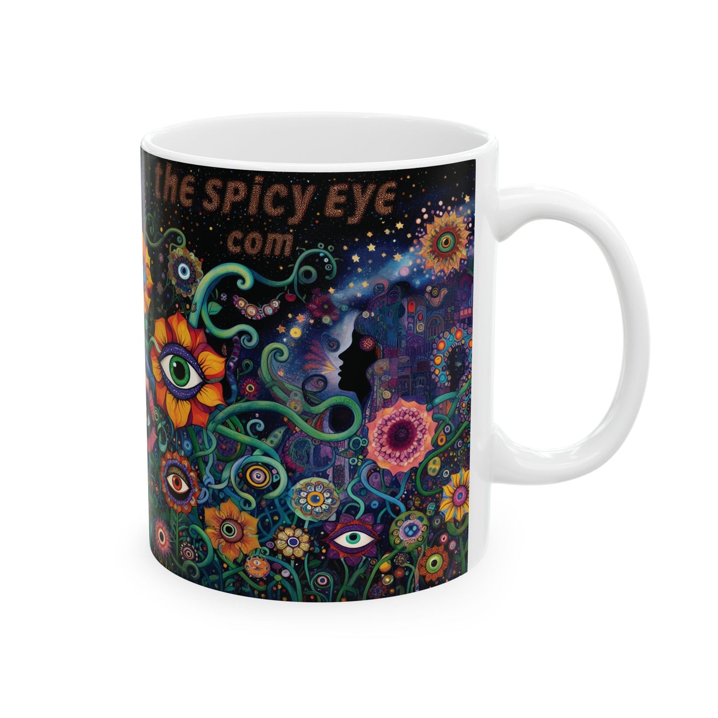 “Floral Roast & Forest Shade” – Hot coffee, cool sarcasm, zero tolerance for negativity.