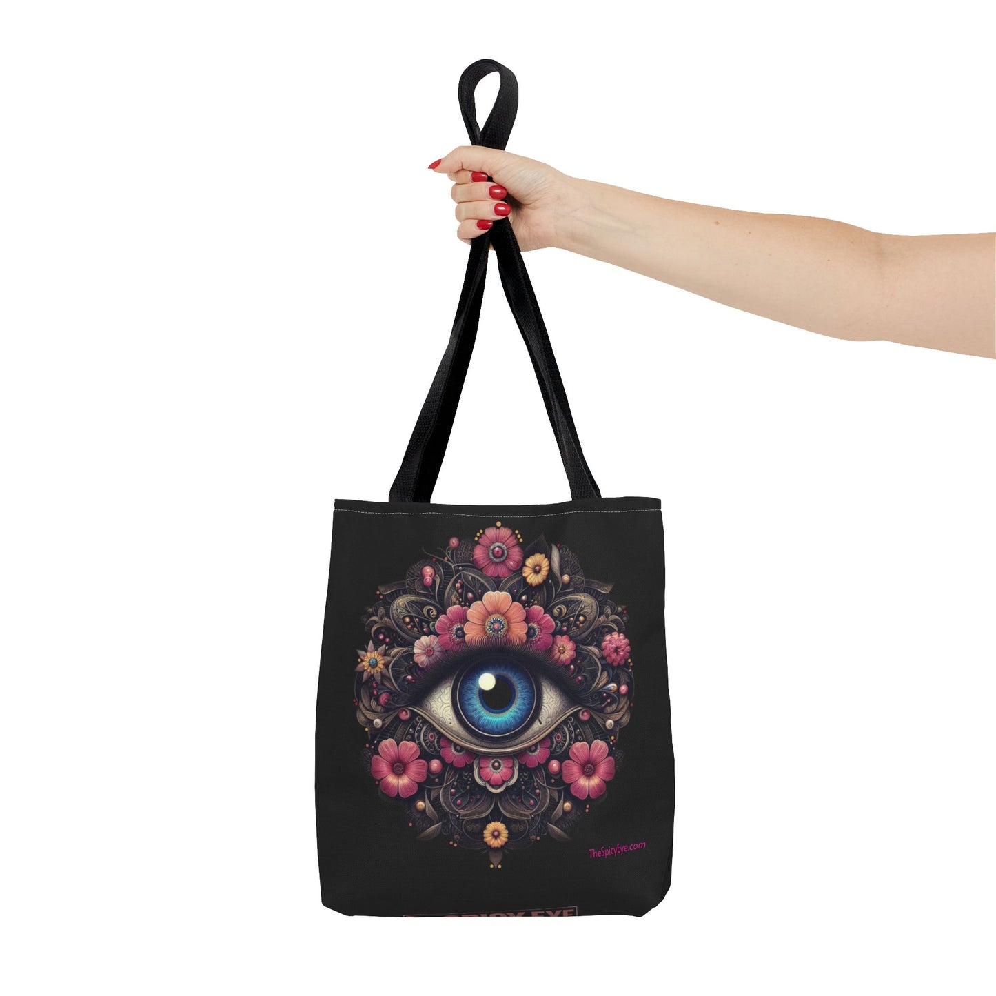 Celestial Guardian Floral Eye Tote