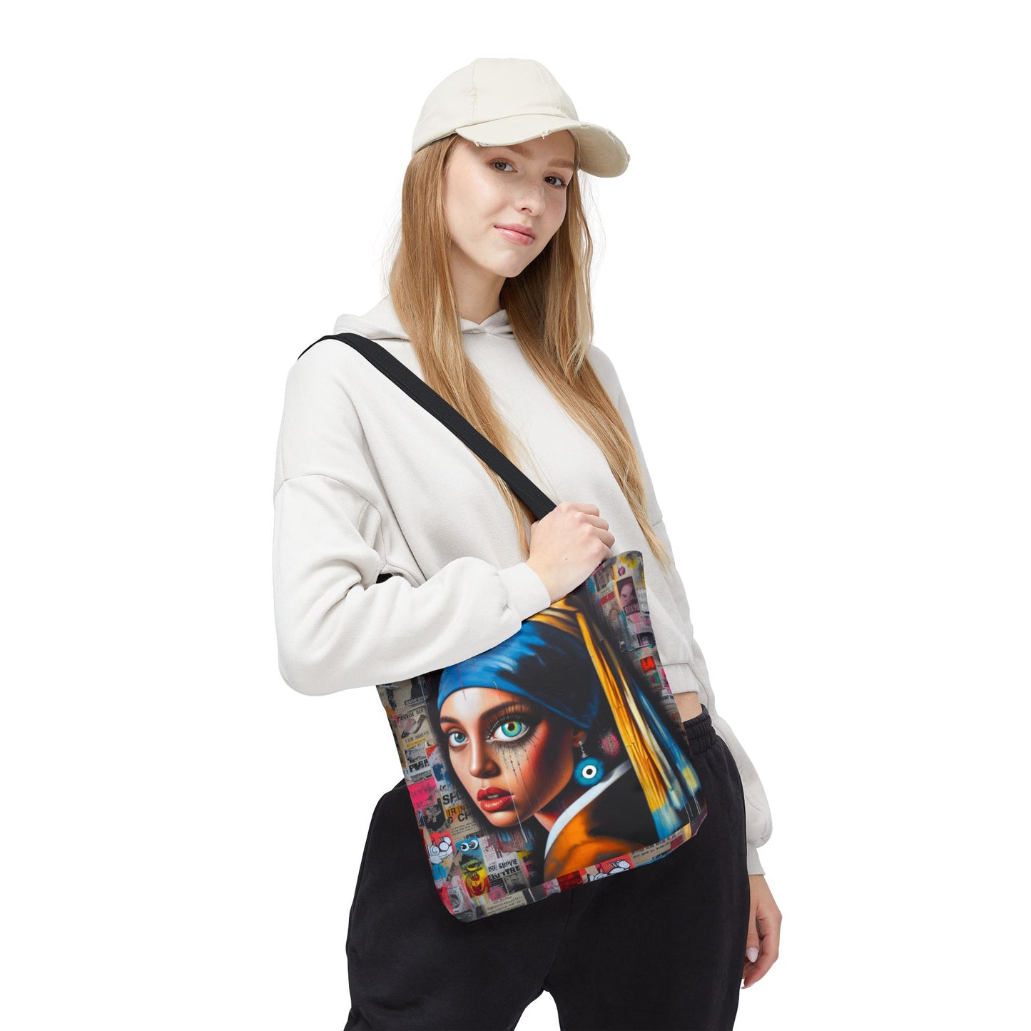 Girl with The Evil Eye Earring - Tote