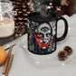 “Mona Lisa Smile, Evil Eye Stare, Morning Coffee Glare” – Classic art, modern attitude.