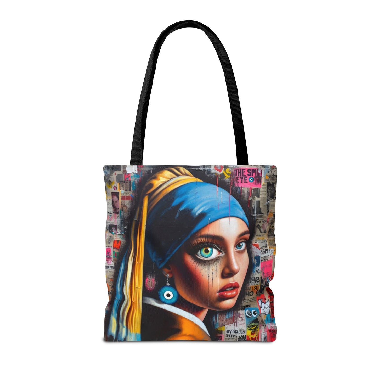 Girl with The Evil Eye Earring - Tote