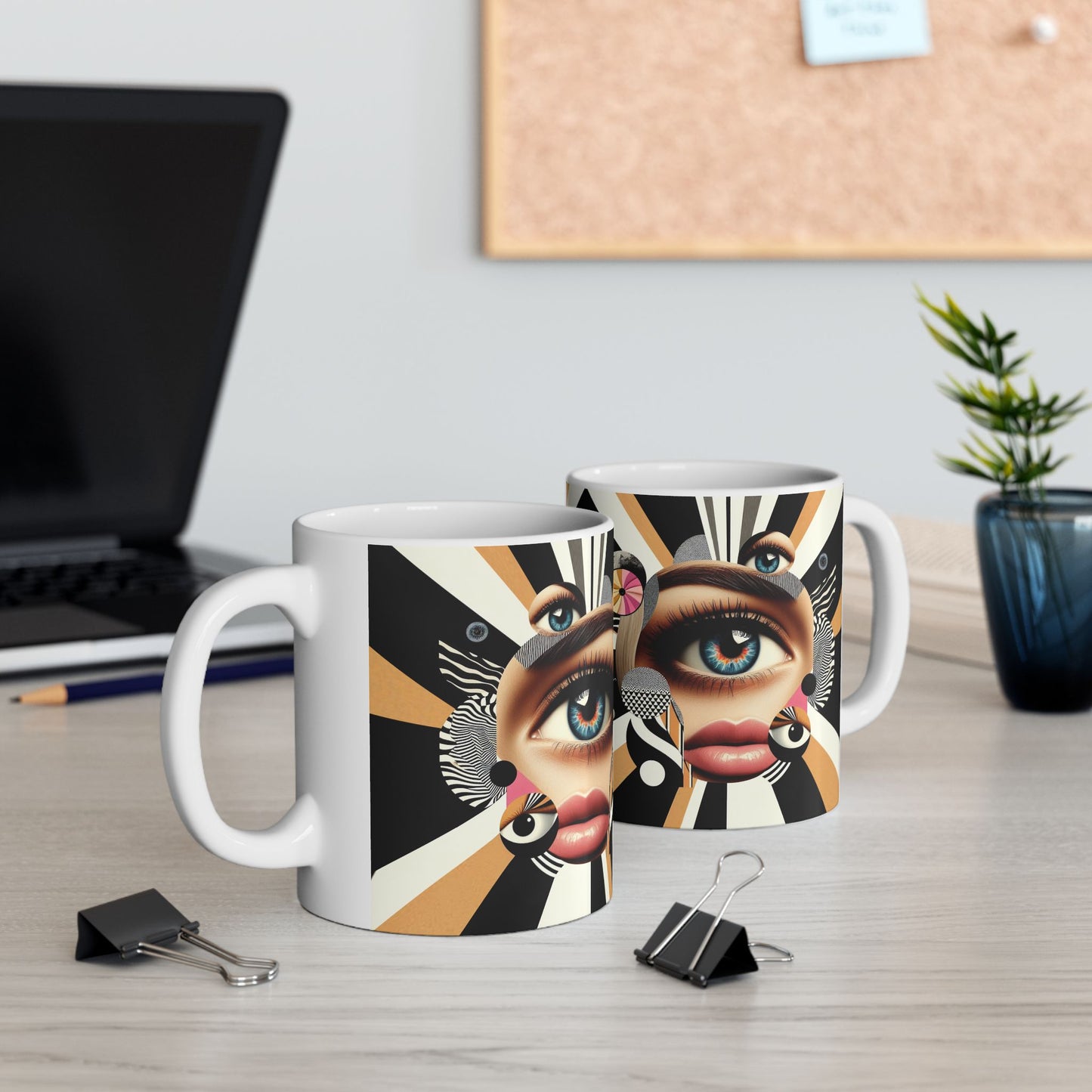 “Powered by Petty & Arabica” – Staying awake out of sheer spite. - White