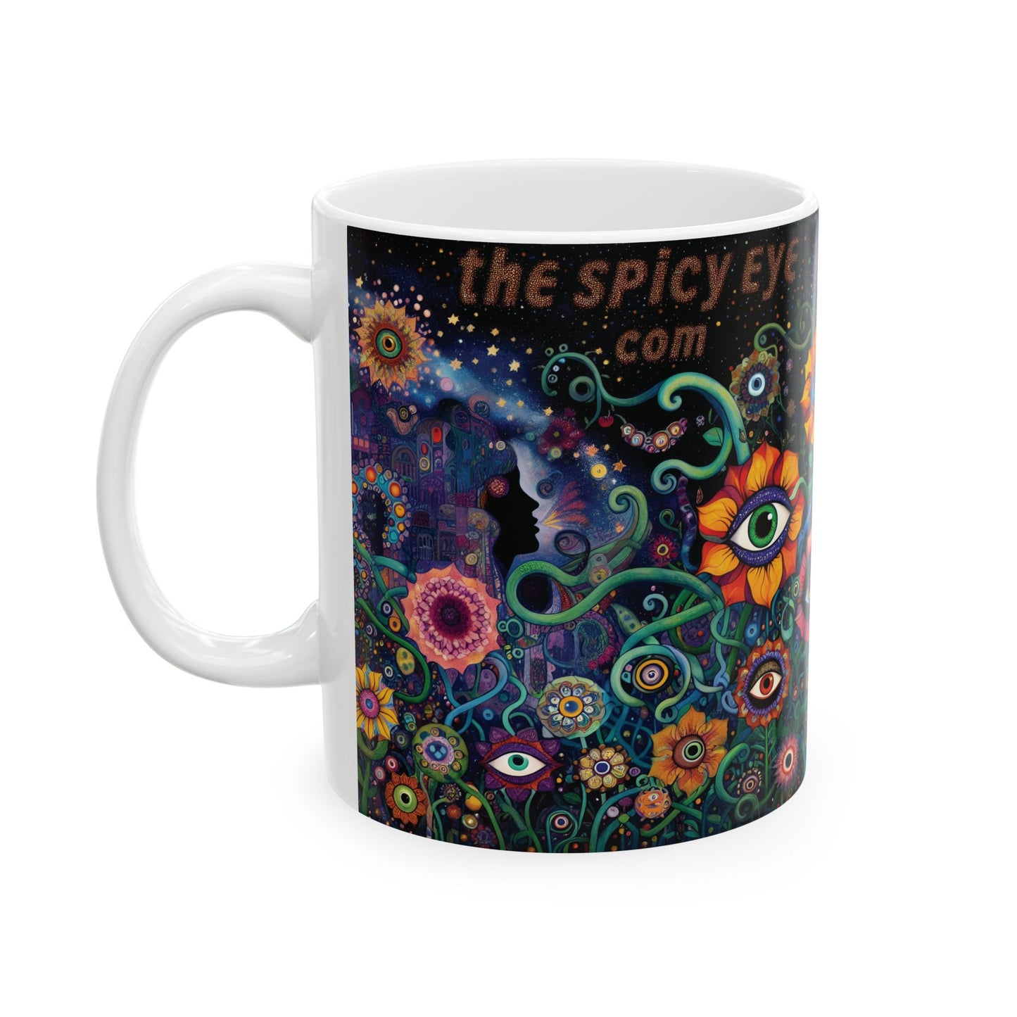 “Floral Roast & Forest Shade” – Hot coffee, cool sarcasm, zero tolerance for negativity.