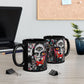 “Mona Lisa Smile, Evil Eye Stare, Morning Coffee Glare” – Classic art, modern attitude.