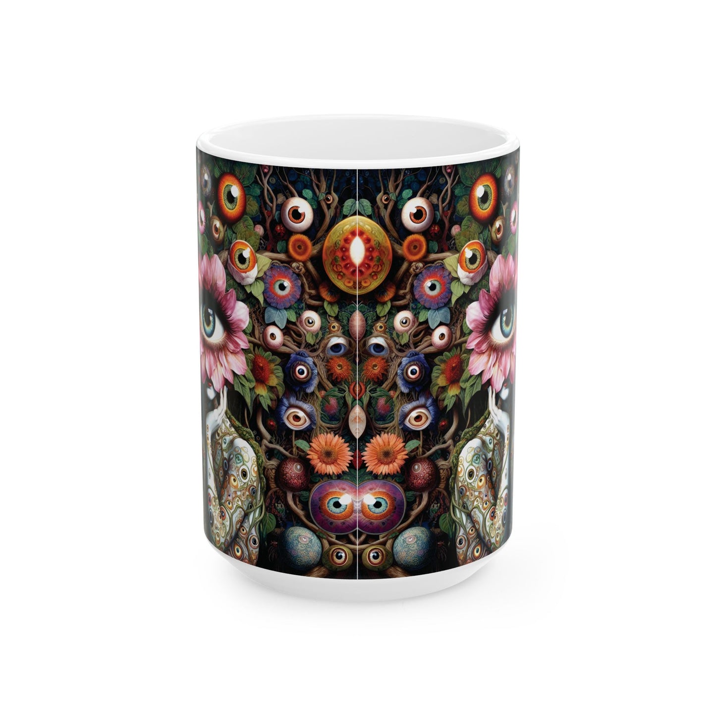“Botanically Bitter About Emails” – Garden of resentment + caffeine.