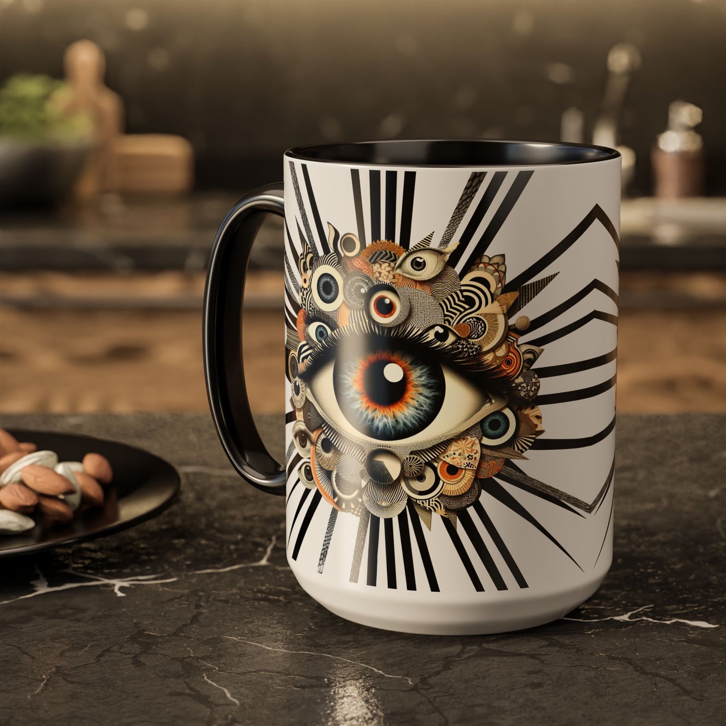 Stargazers Secret Mug - White on Black