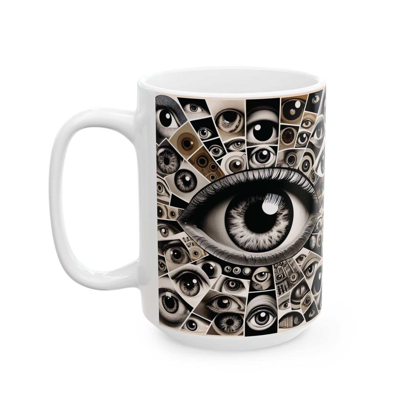 “Caffeinated Shade & Cubicle Spells” – Evil eye deflects drama so I can sip in peace.