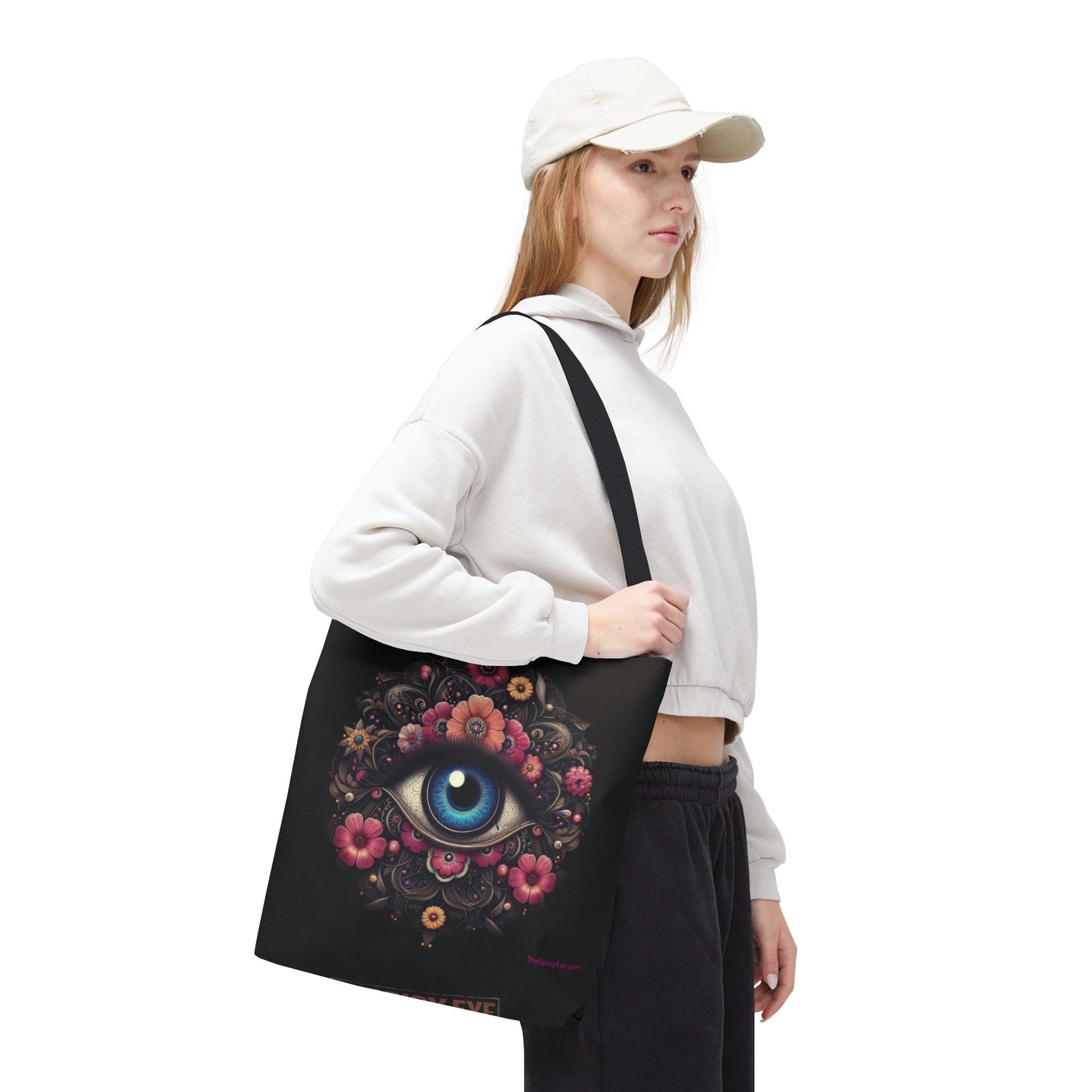 Celestial Guardian Floral Eye Tote