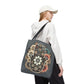 Boho Blossom Hamsa Tote