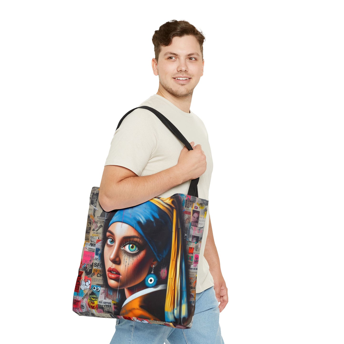 Girl with The Evil Eye Earring - Tote